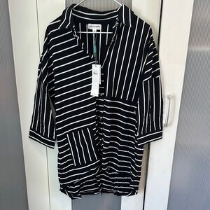 Neon Buddha liberty shirt black stripe